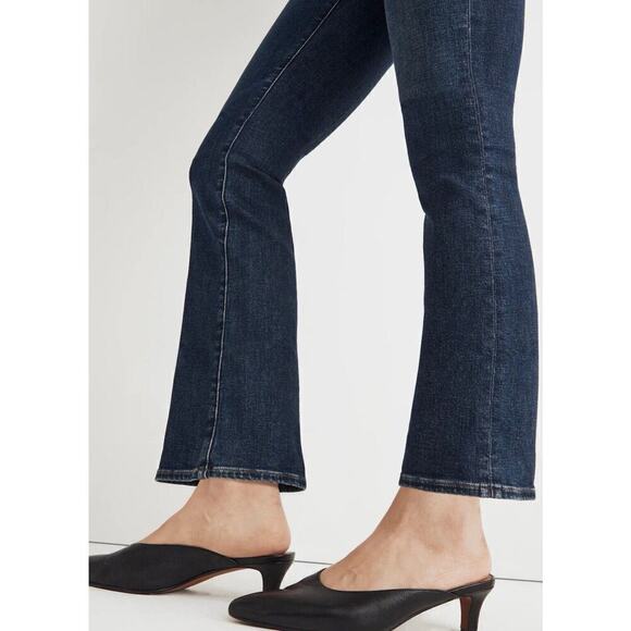 MADEWELL Flea Market Cropped Kick Jeans Dark Wash Stretch Denim Sz 28 - Picture 5 of 11